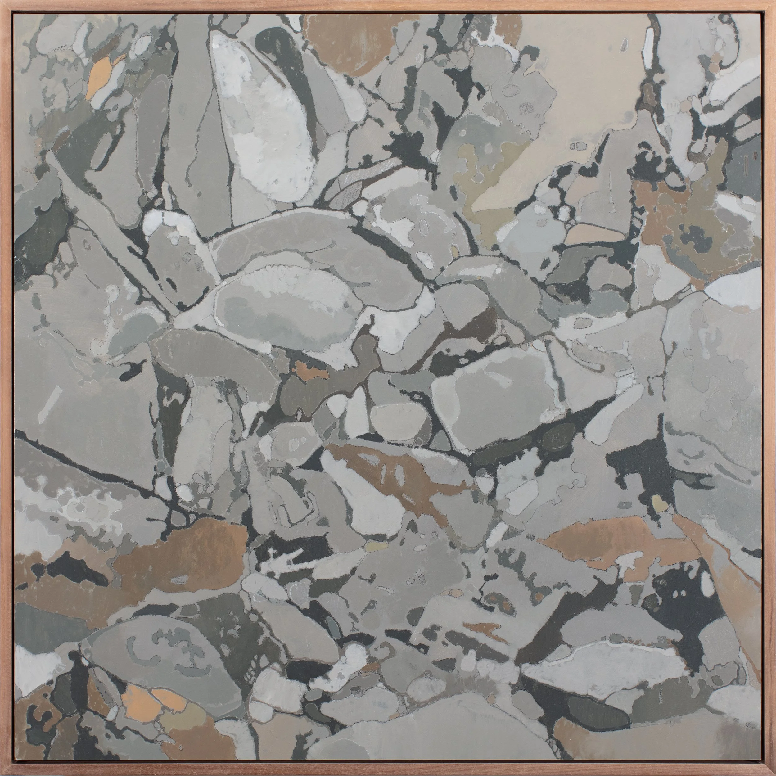 "Scramble 01", 2023, 24" x 24"