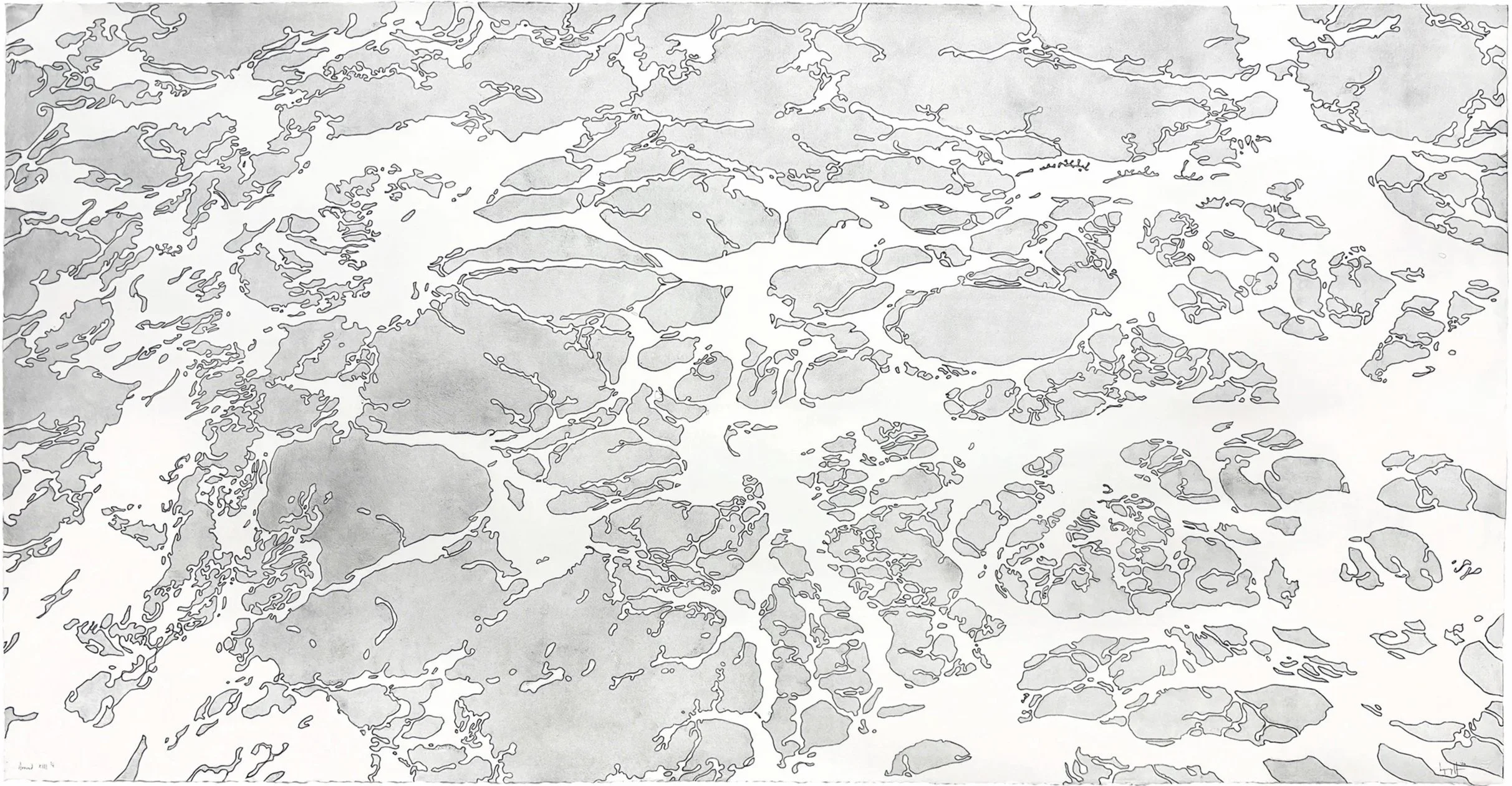 "Around XIII", 42" x 80", edition of 4