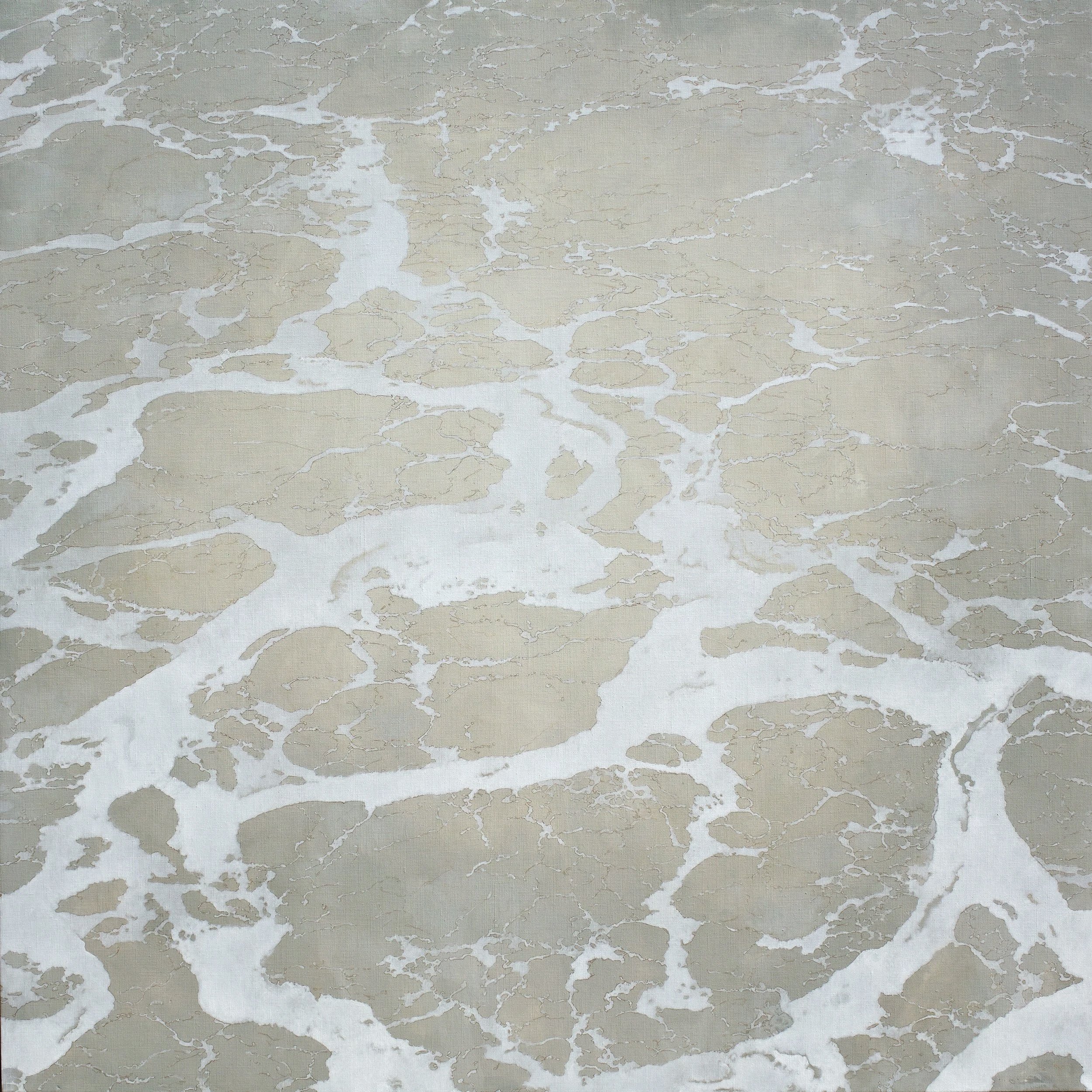 "Grey Day 10", 2021, 60" x 60"