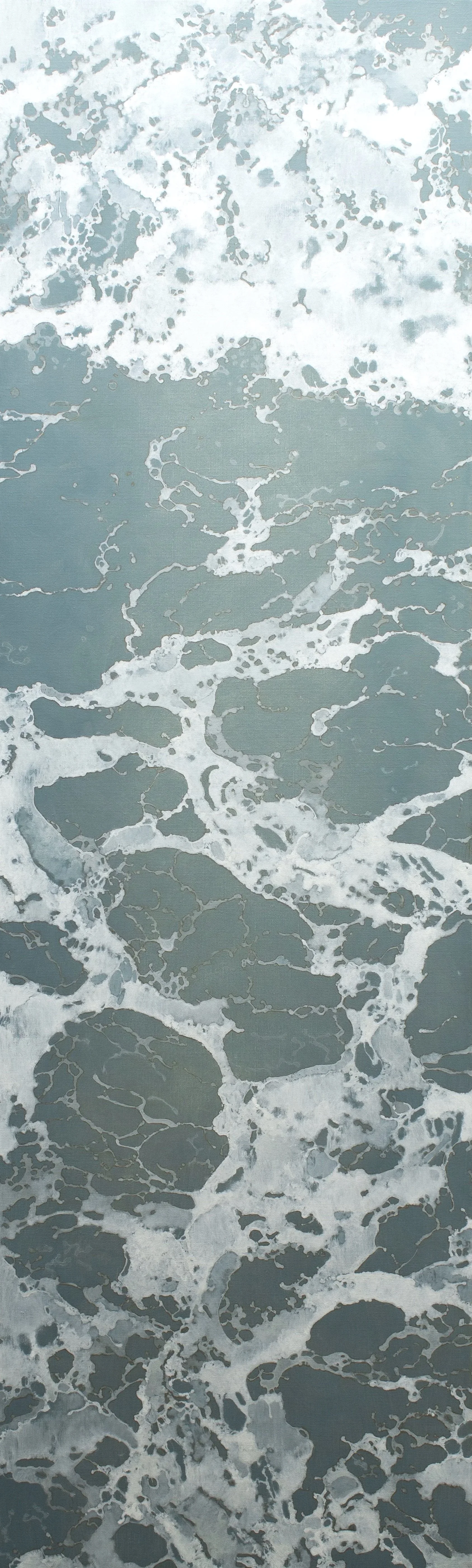 "Churning 15", 2023, 66" x 20"