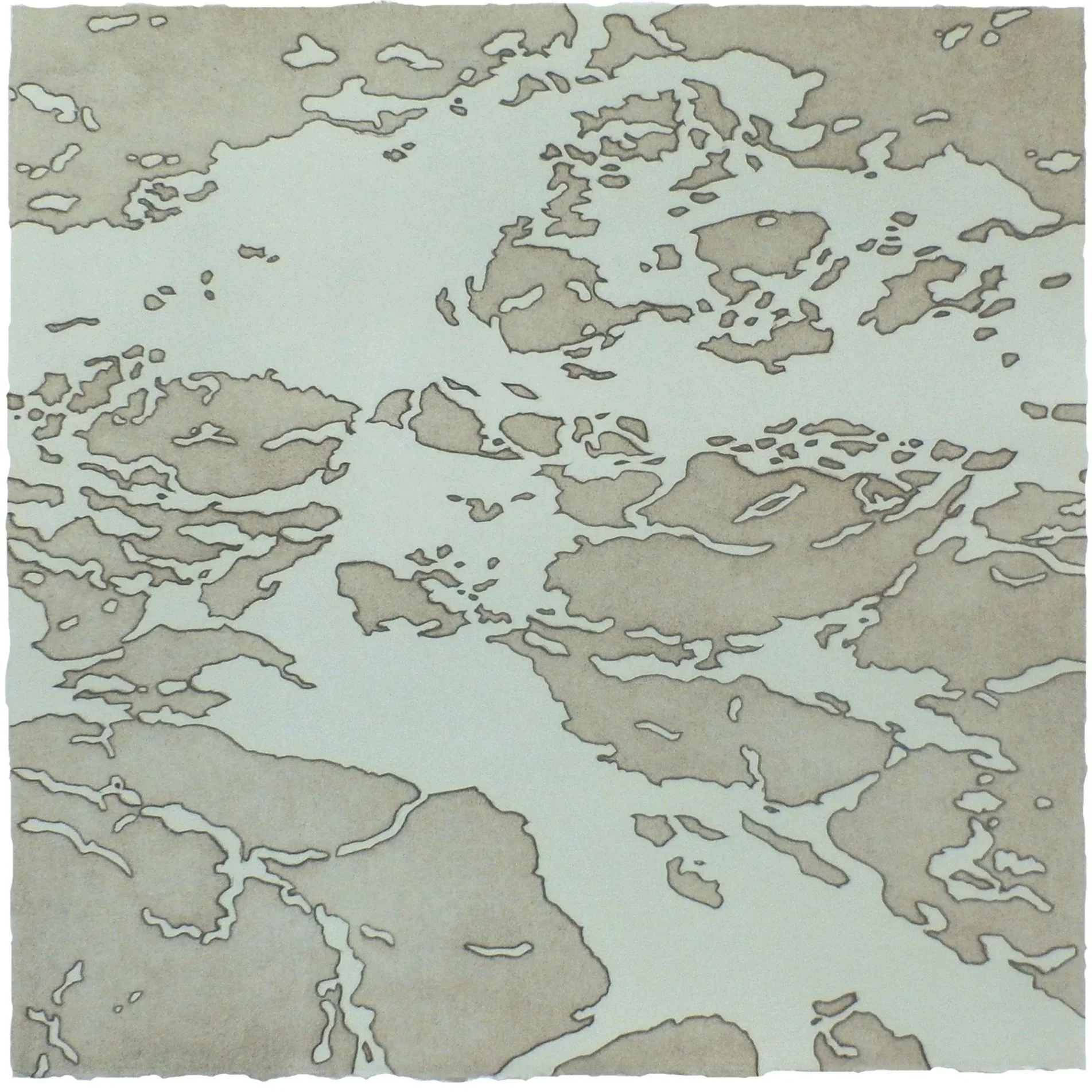 "Around I", 15" x 15", edition of 6