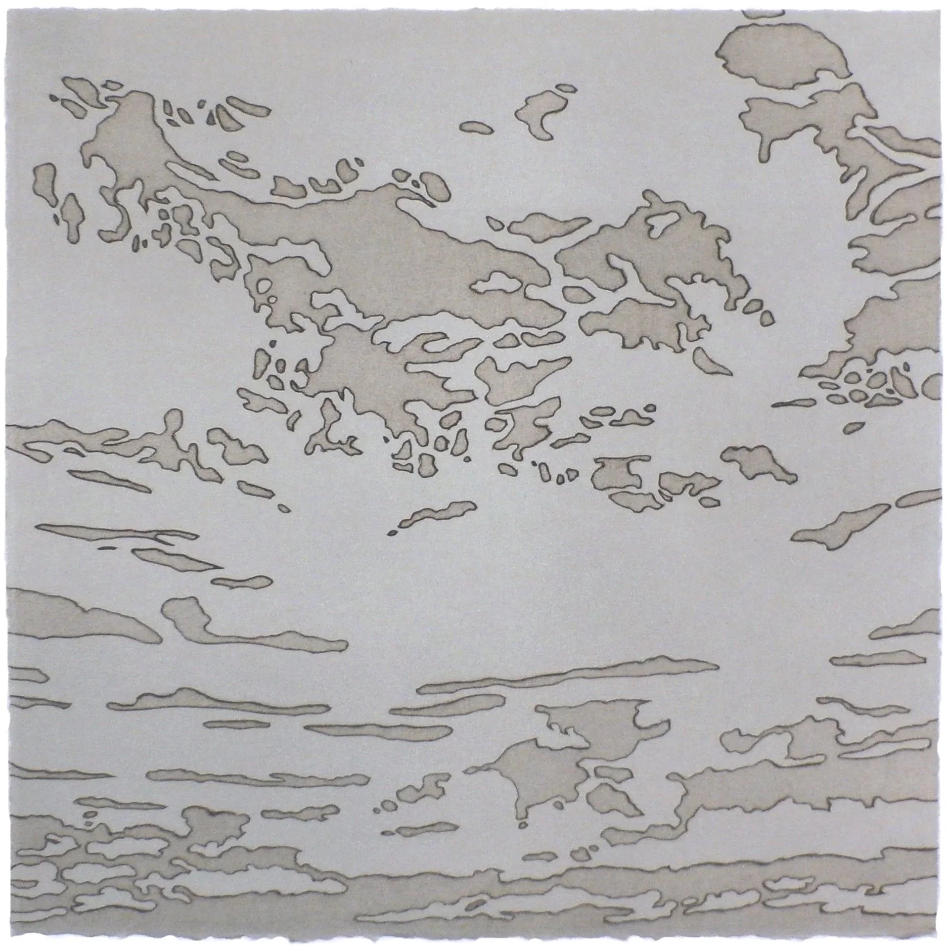 "Above I", 15" x 15", edition of 6