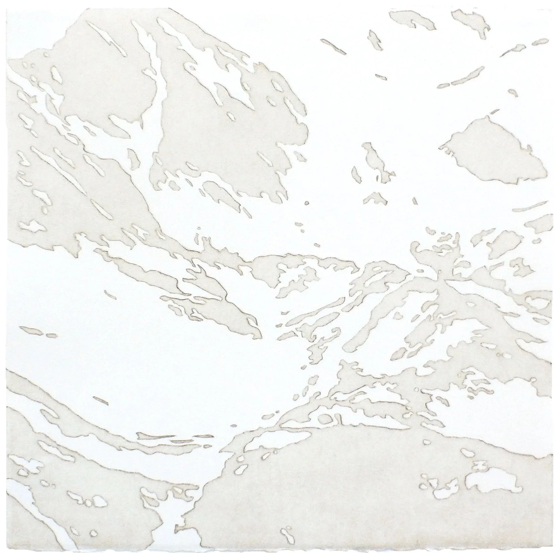 "Beneath II", 15" x 15", edition of 6