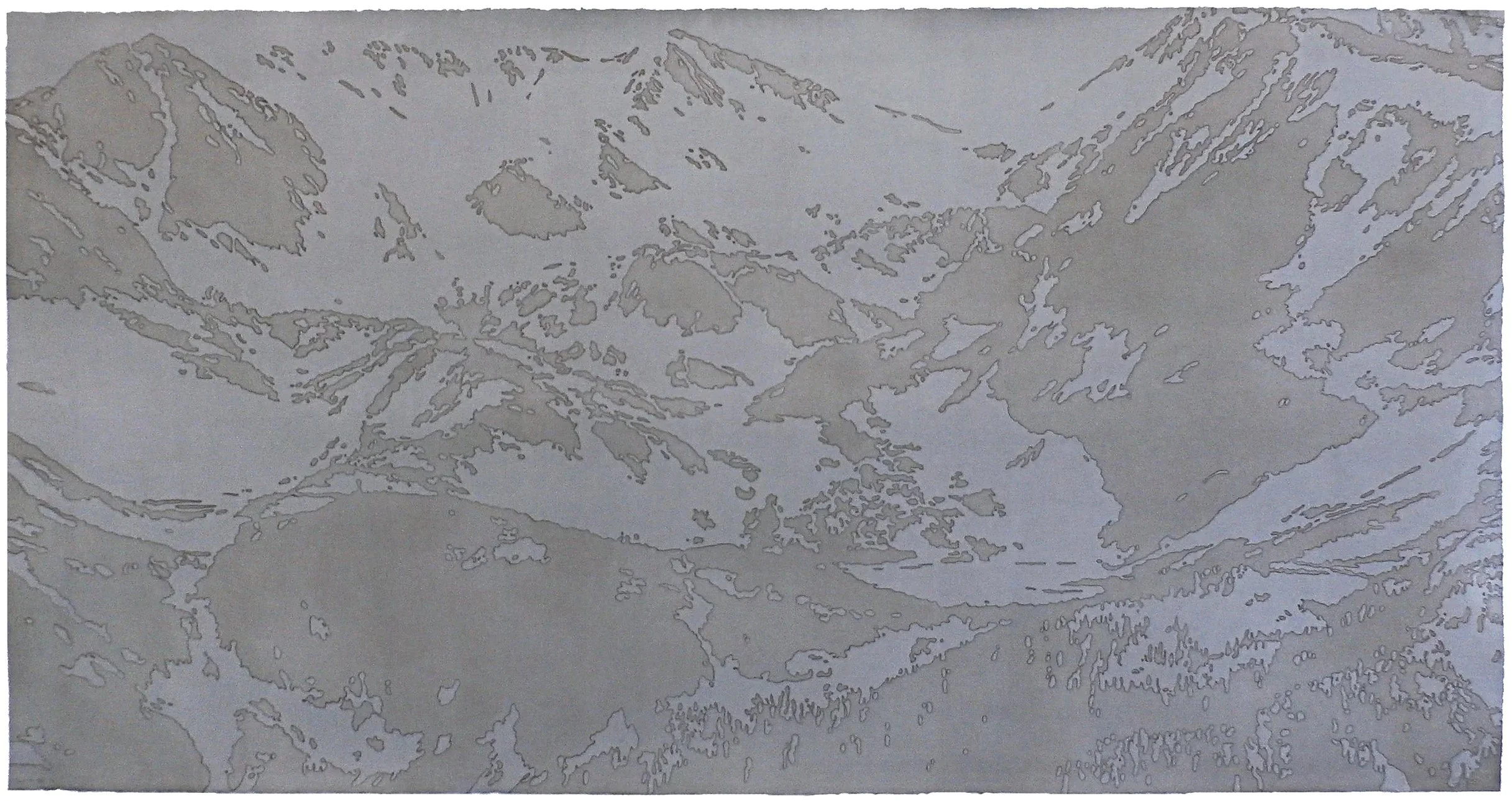 "Beneath III", 15" x 15", edition of 4