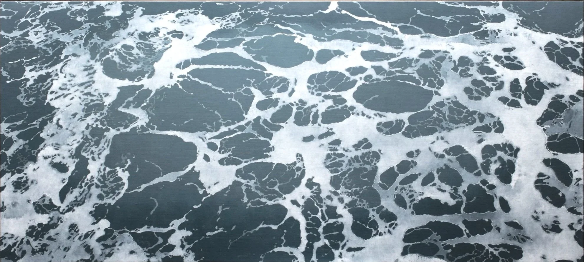 "Churning 18", 2024, 36" x 80"