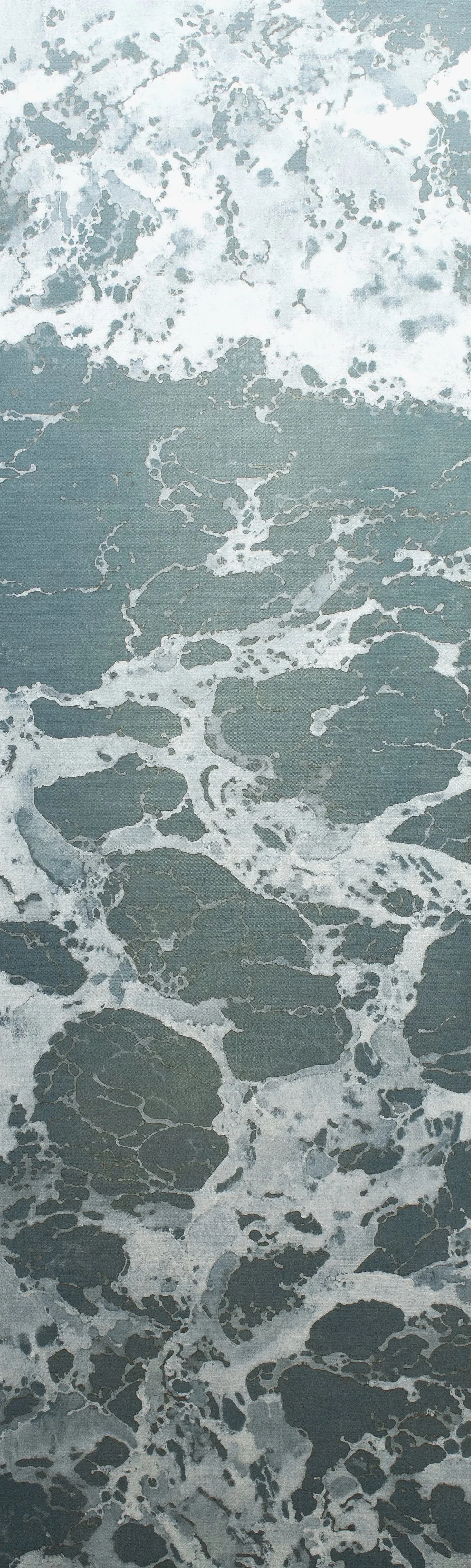 "Churning 15", 2023, 66" x 20"