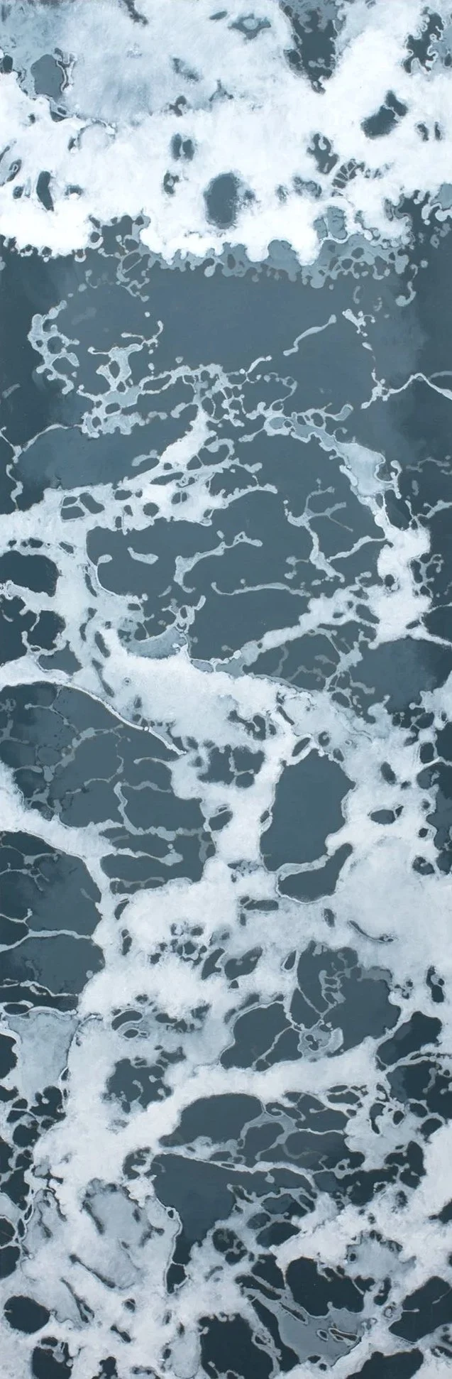 "Churning 17", 2024, 36" x 12"