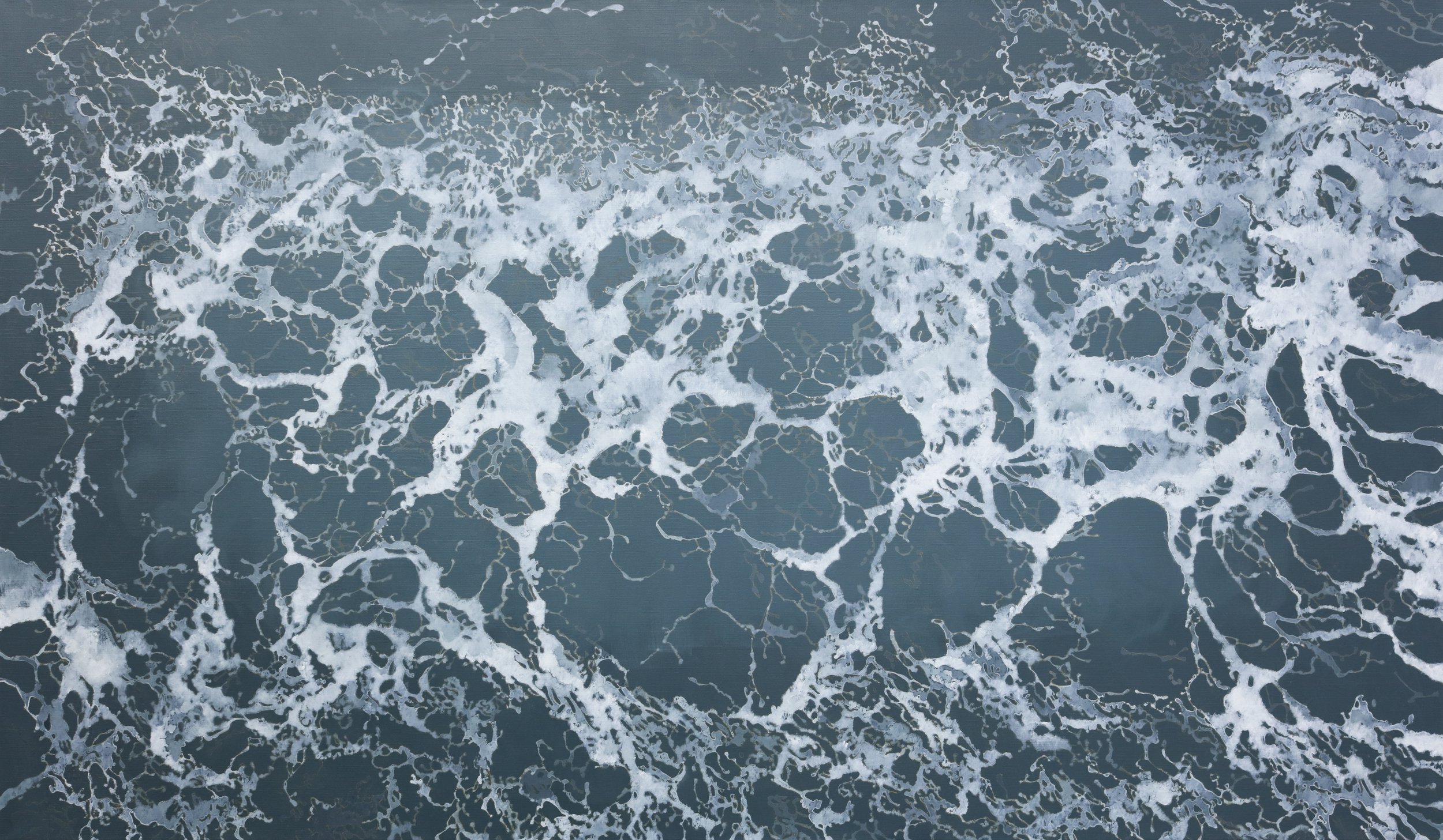 "Churning 22", 2026, 42" x 72"