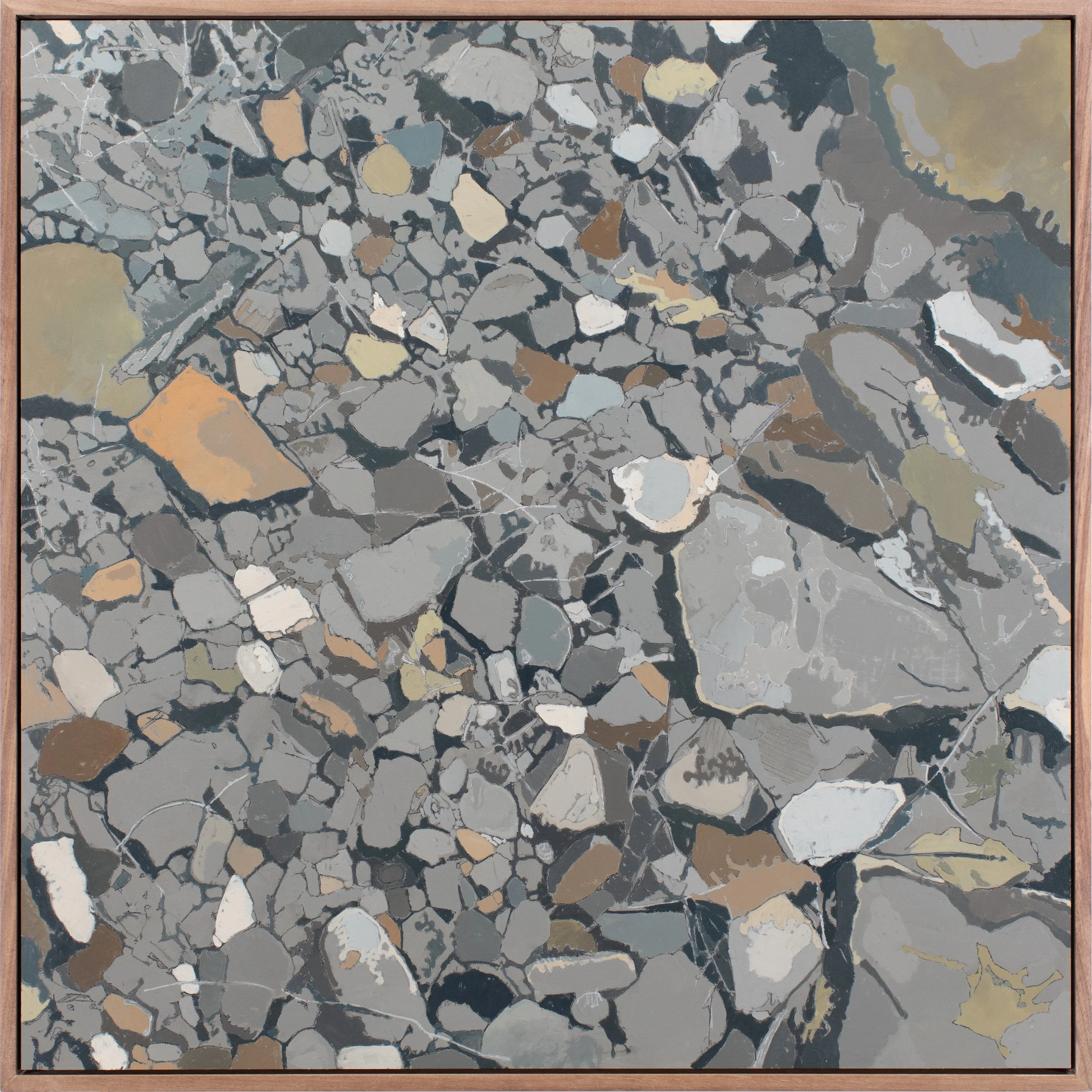 "Scramble 02", 2023, 24" x 24"