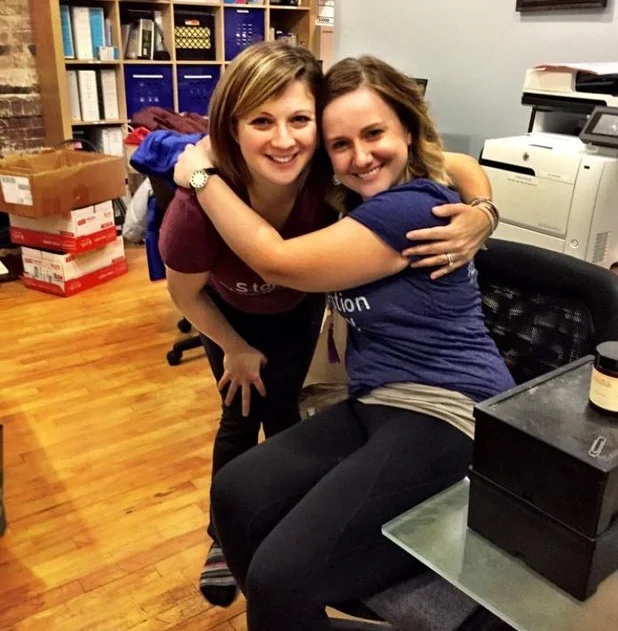 My accountability partner and best friend, Lindsay.