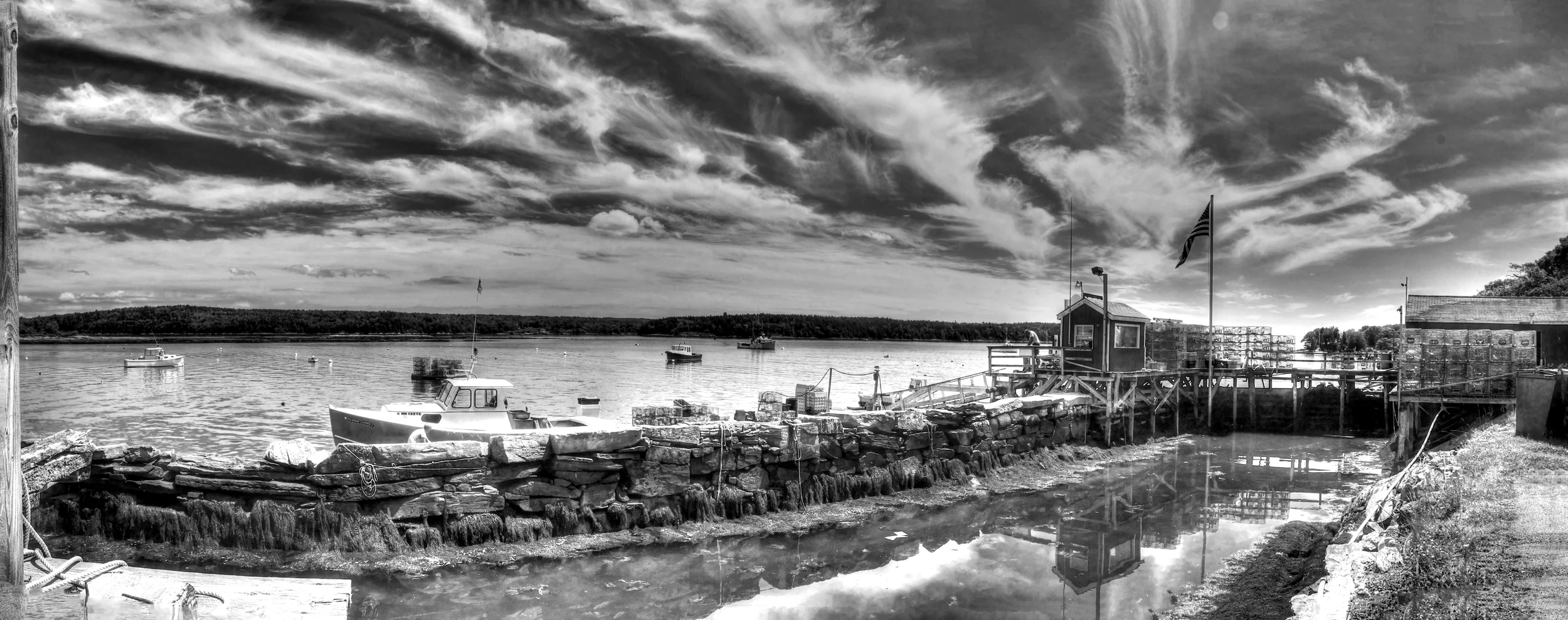 Midcoast Maine on a Mid-July afternoon.