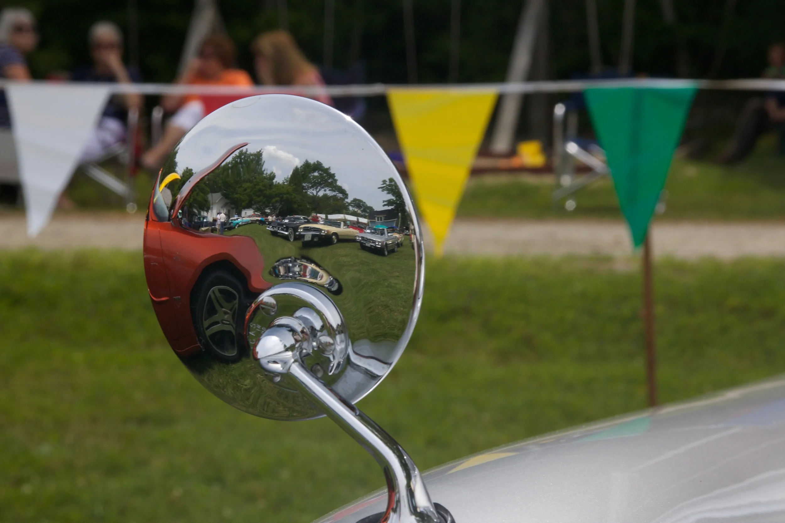 Dozens of old cars made the trek, some from New Hampshire, as well as Maine. I even saw a Florida license plate. (Ya see a lot of those, anyway - snow birds!).