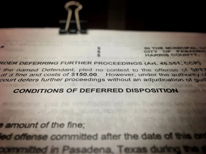 What is a Deferred Adjudication Anyways?