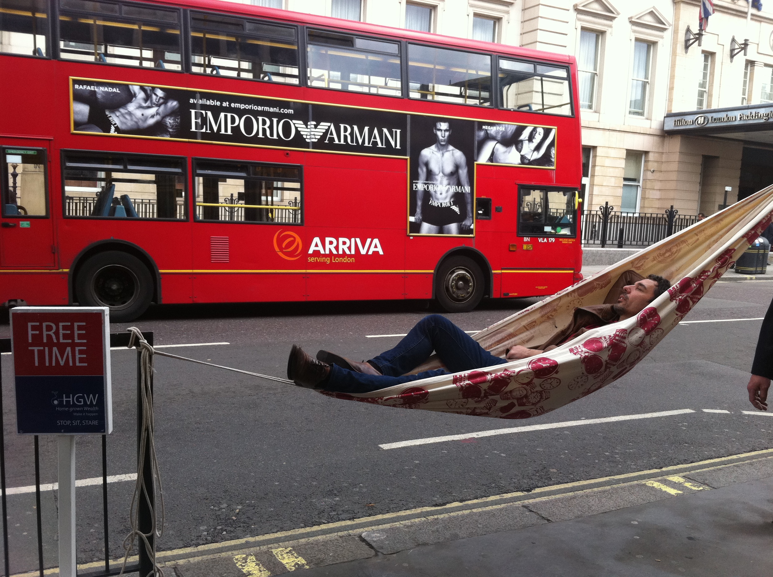 Free time hammocks, South Bank poetry, a large straw fox and some sprouts