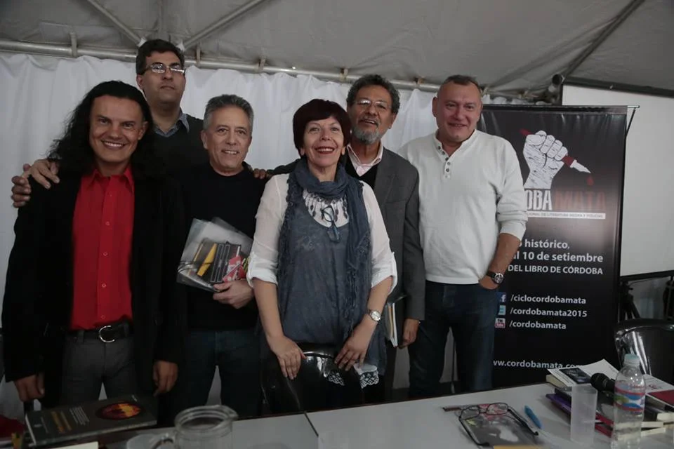 Elmer Mendoza, Gustavo Forero, Néstor Ponce, Miriam Pino, Osvaldo Reyes y Fernando López|
