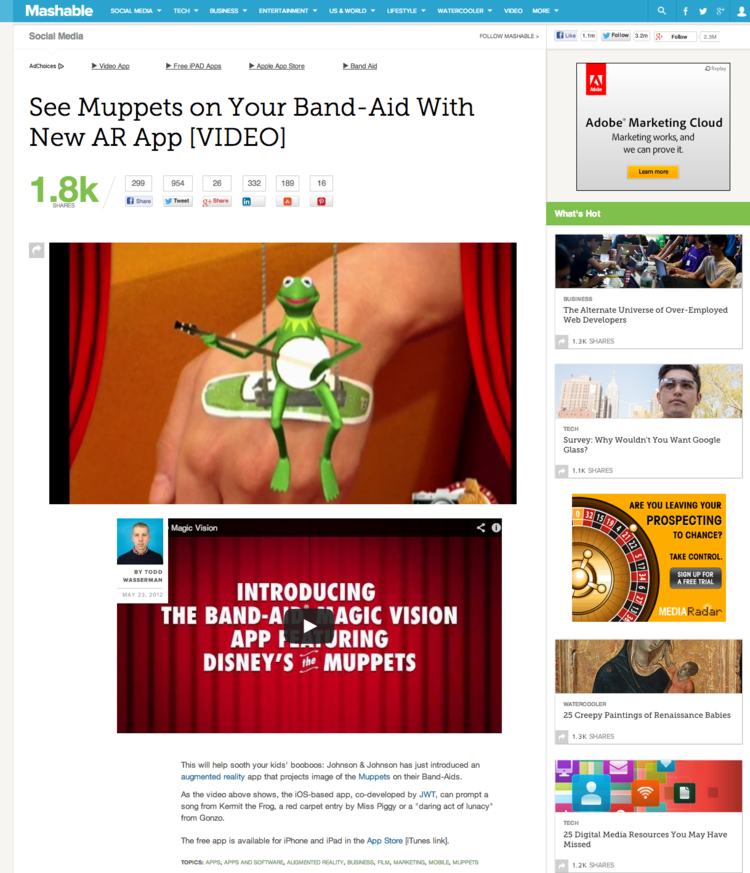 See Muppets on Your Band-Aid With New AR App [VIDEO].png