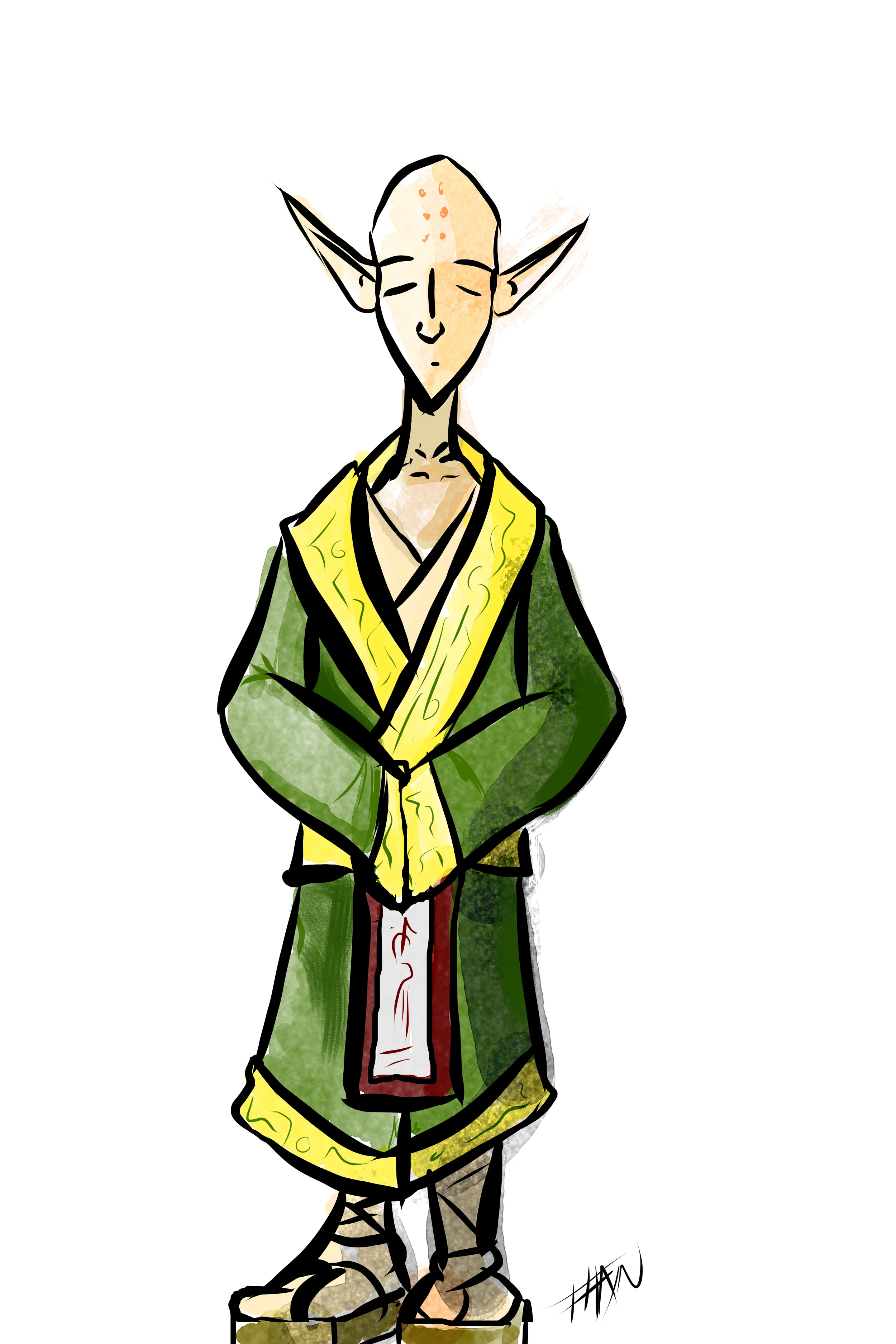 Elf Monk