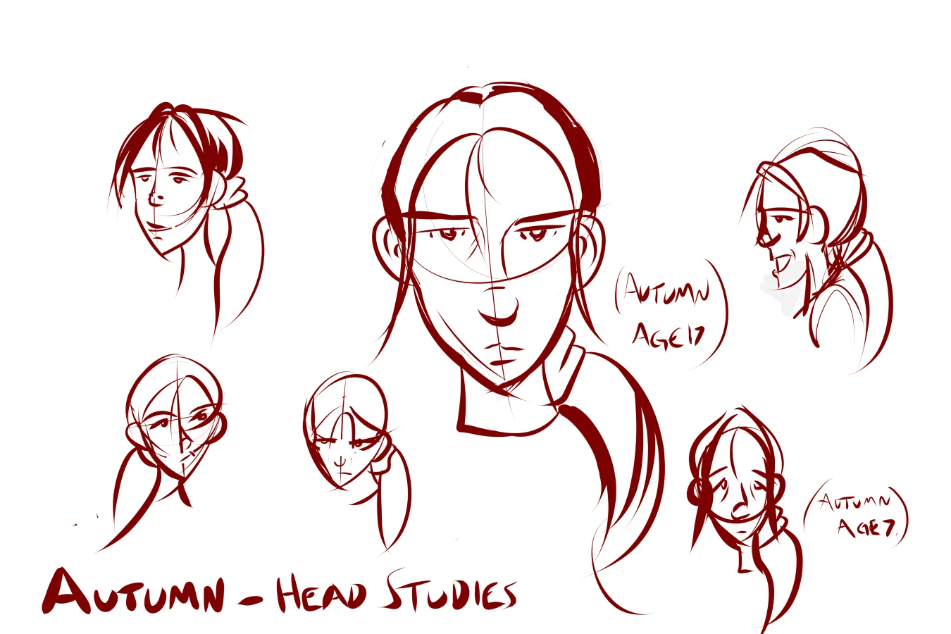 Concept Art - Autumn Head Study