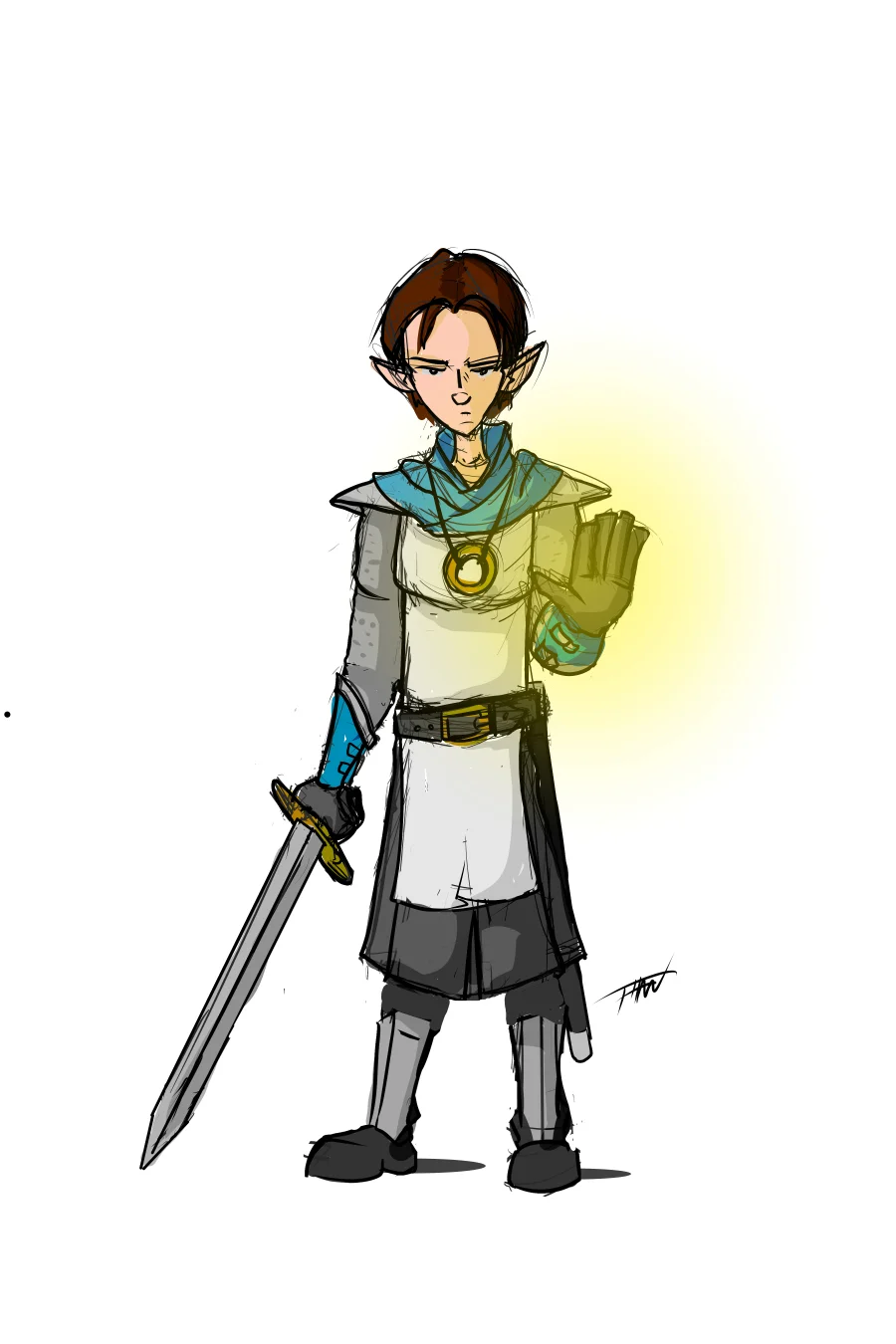 Half-elf Cleric
