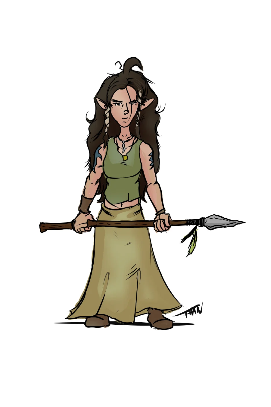Half-elf Druid