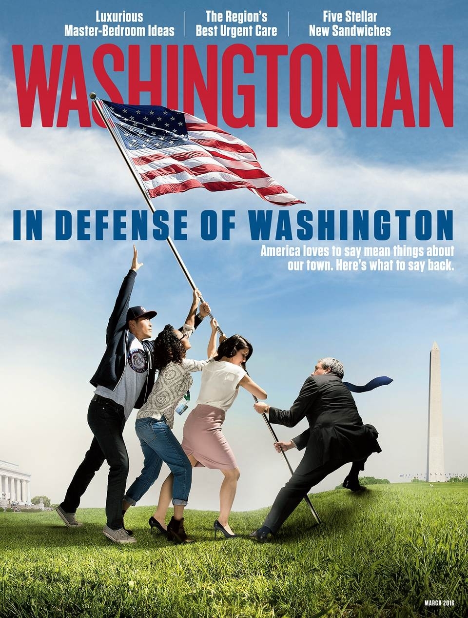 March 2016 Washingtonian Cover