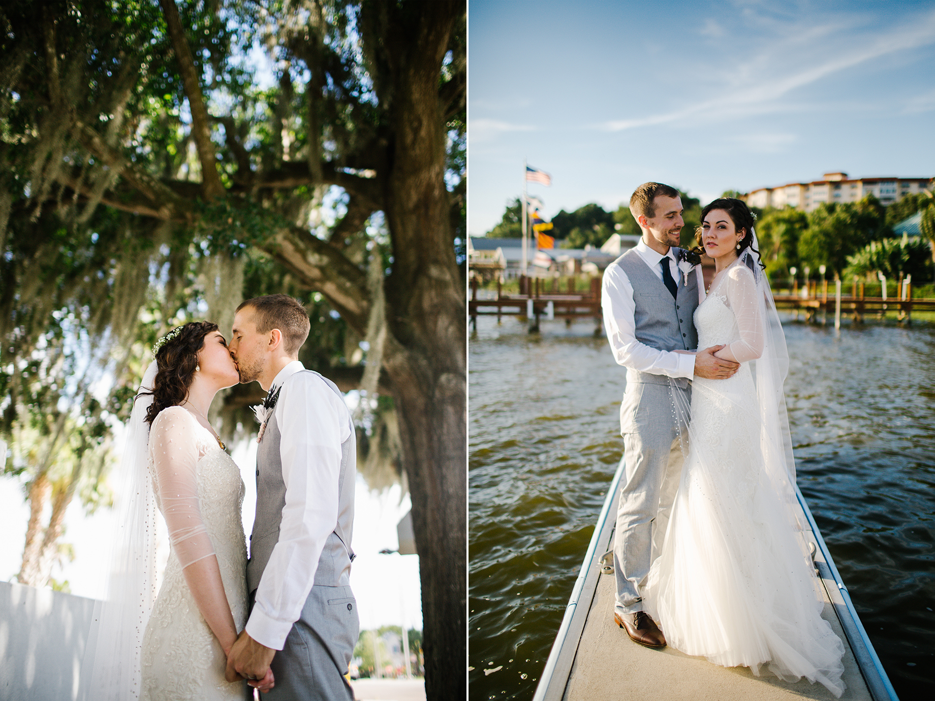 wedding photos summer florida bride and groom water .jpg
