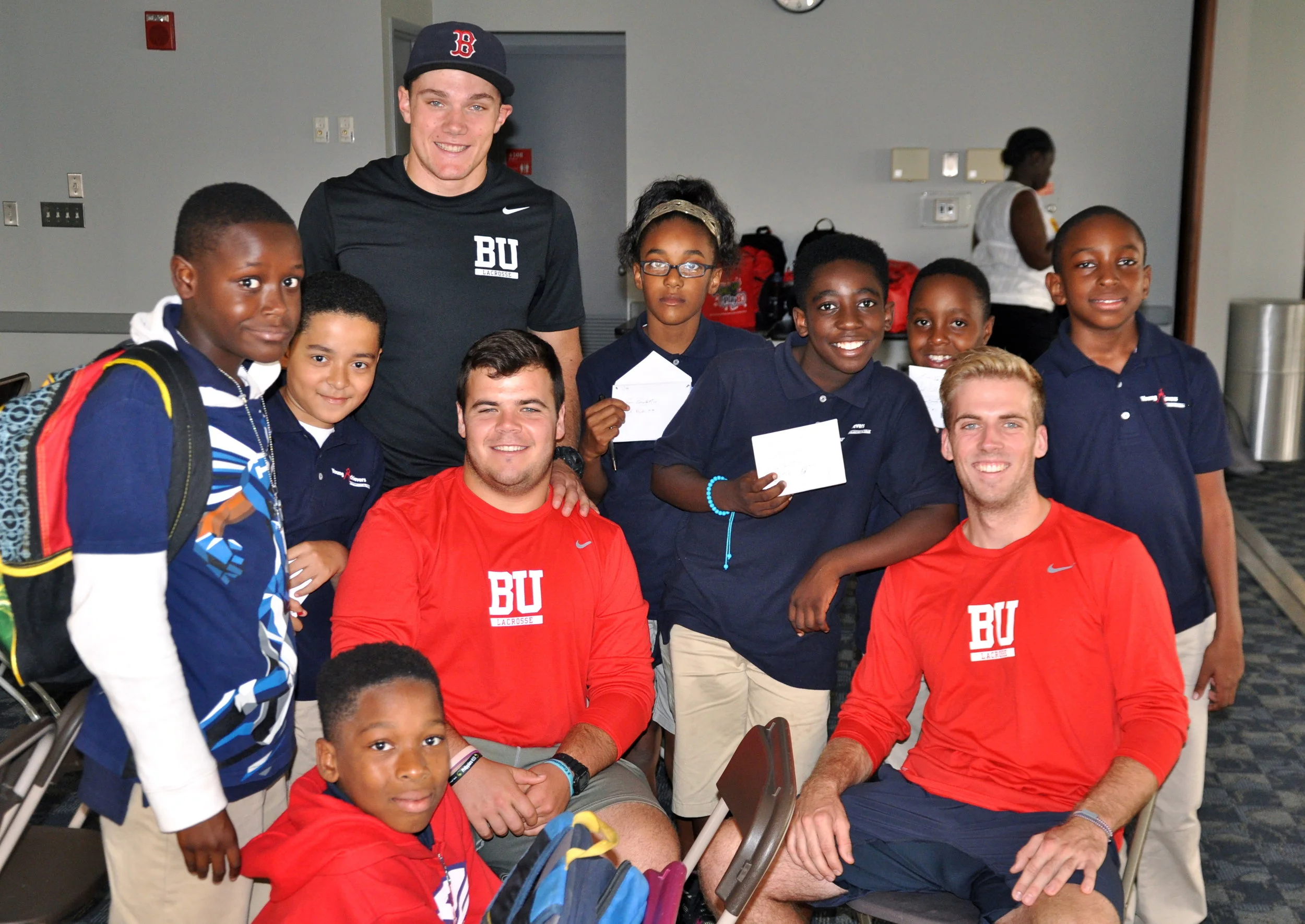 Harlem Lacrosse-Boston Visits Boston University