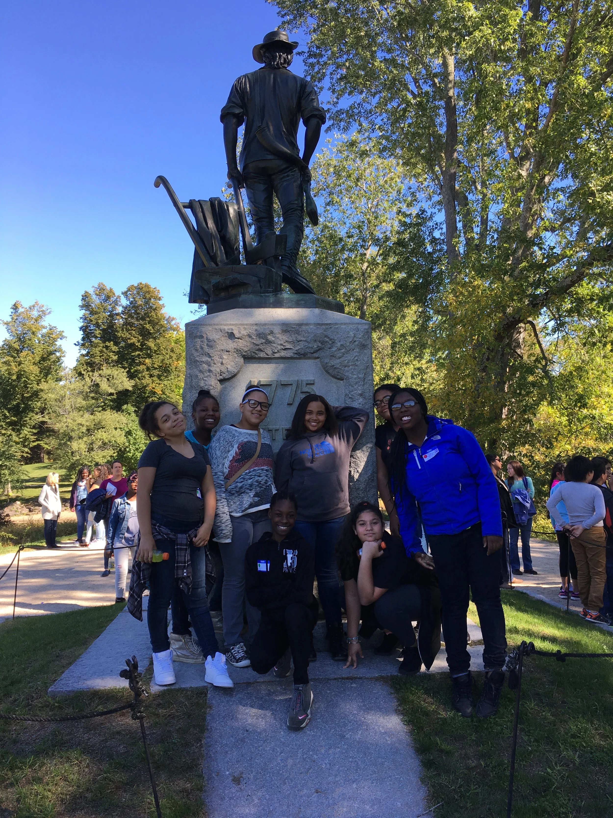 Harlem Lacrosse-Boston Takes Historic and Cultural Tour of Concord