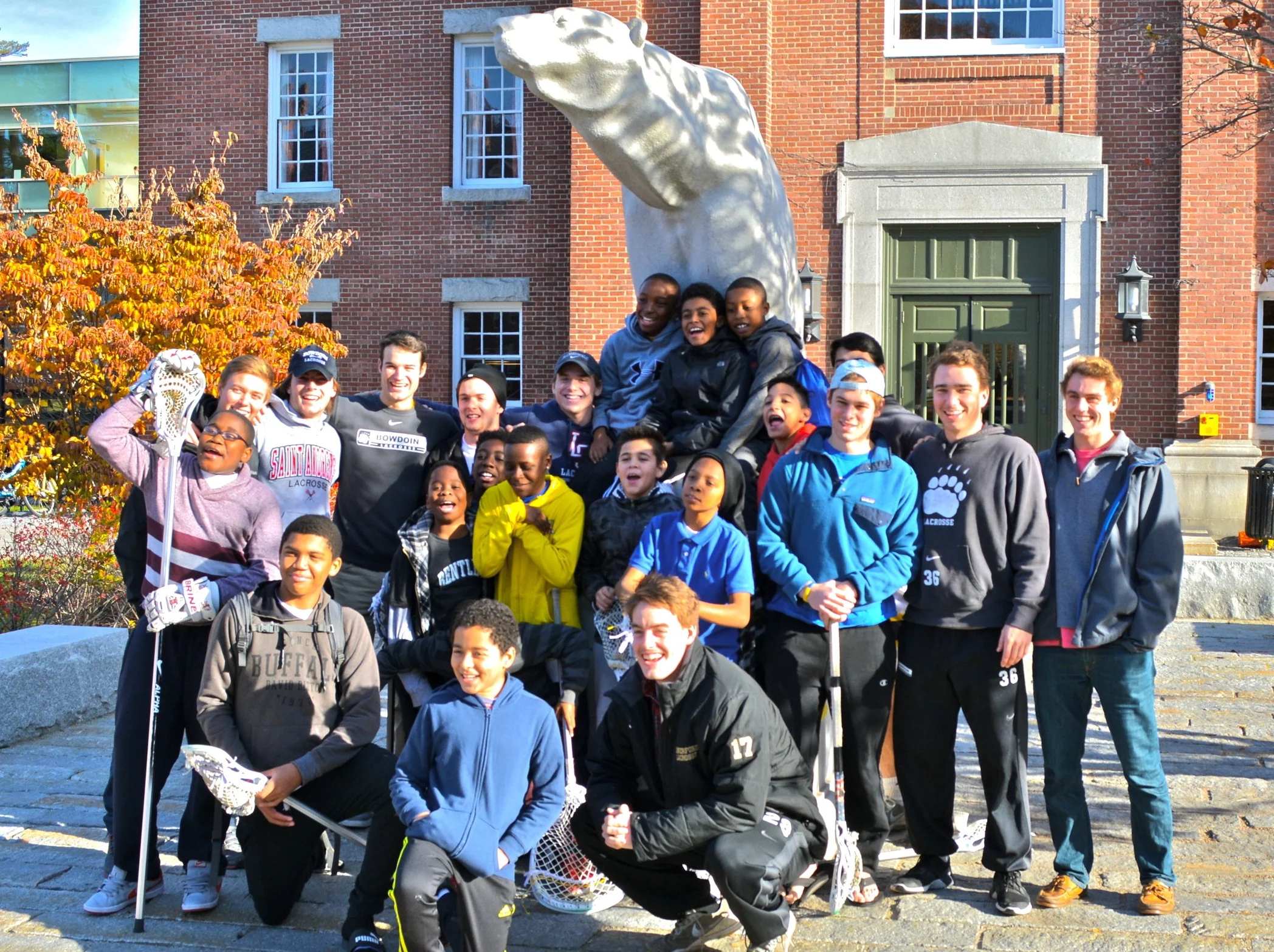 Young Achievers visits Bowdoin College