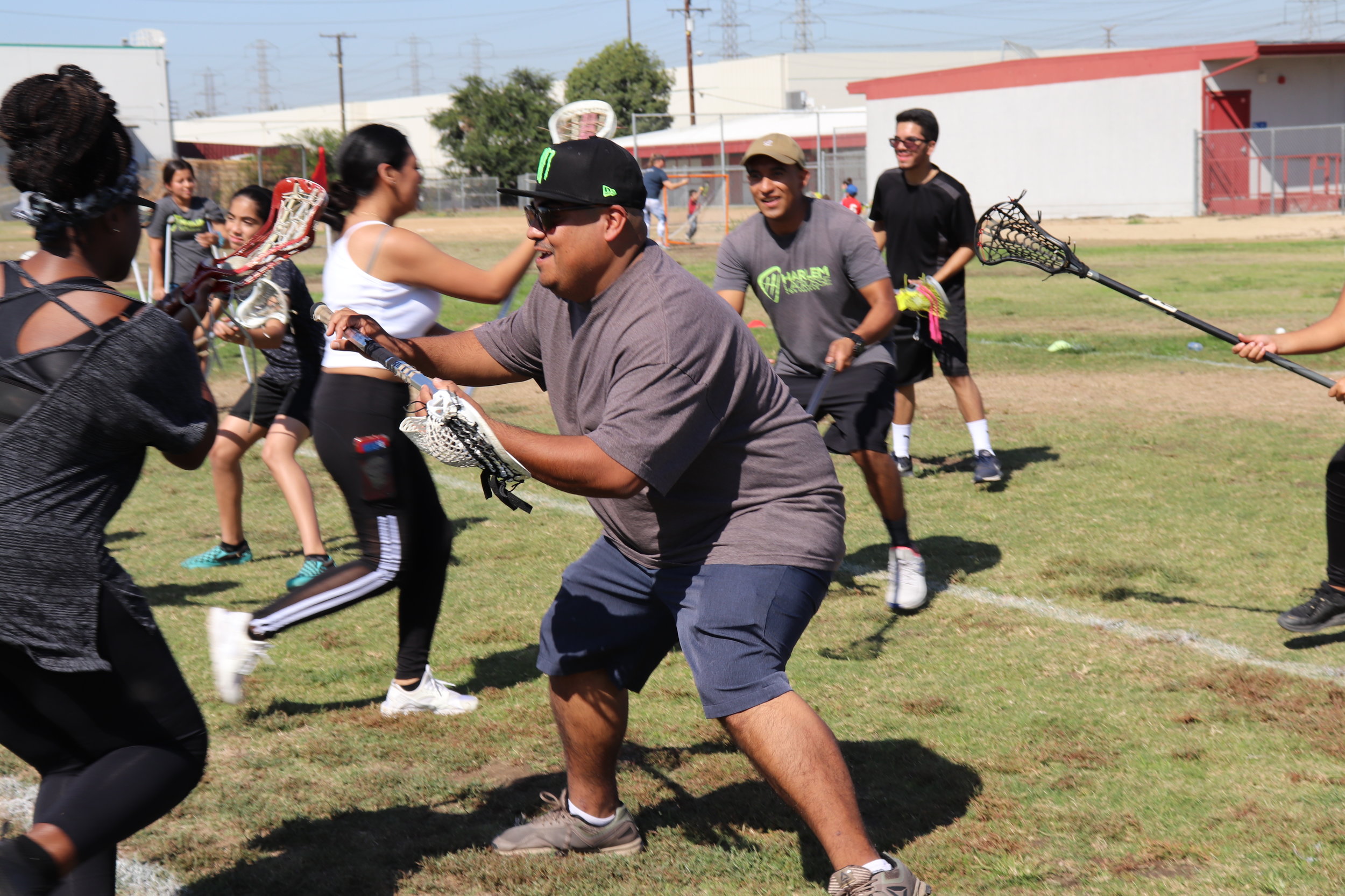 Family and Friends Day in Harlem Lacrosse - LA