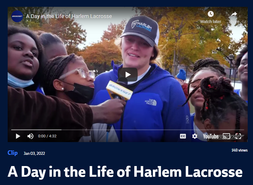 A Day in the Life of Harlem Lacrosse - Bronxnet