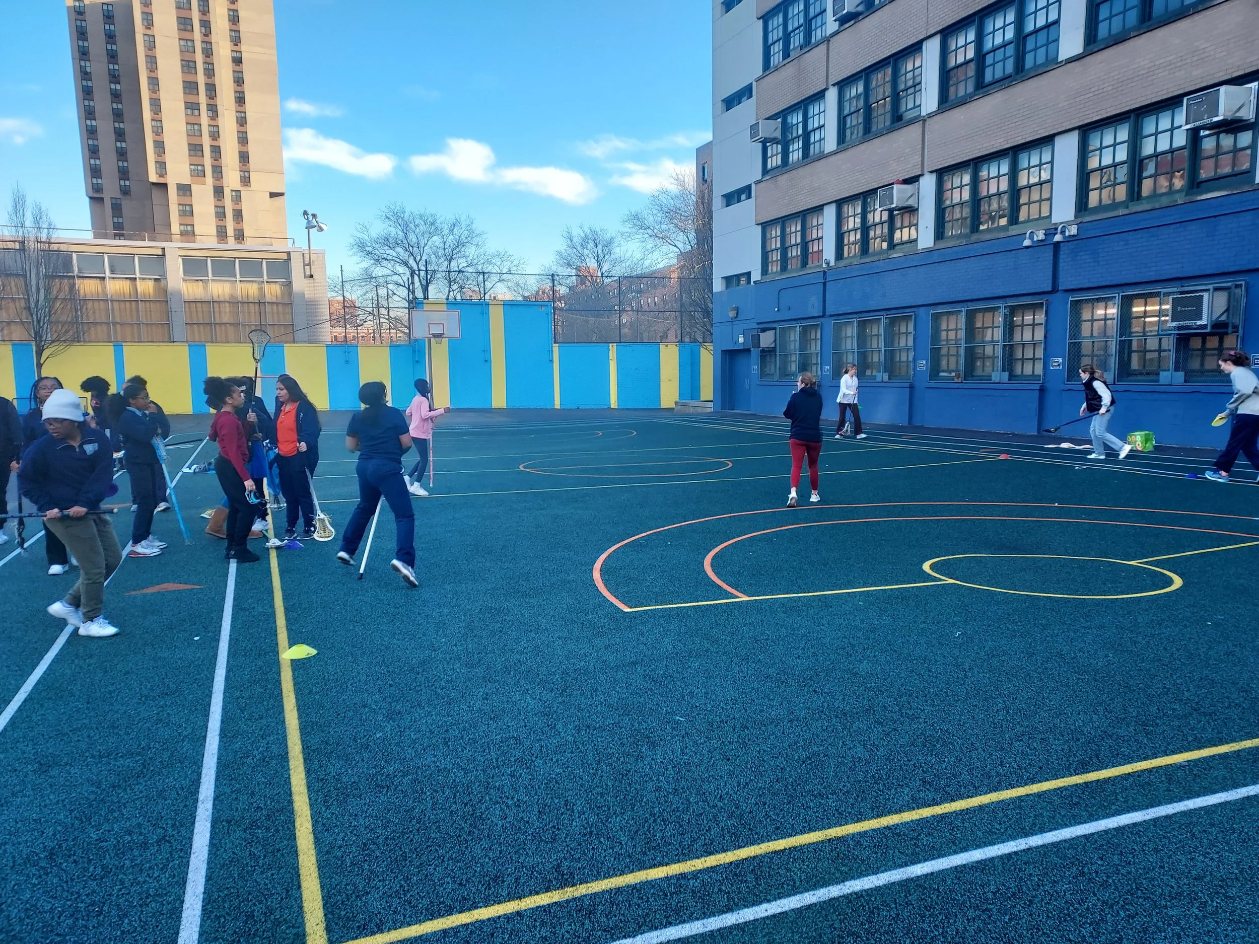 Spring Tune Up with  Columbia's Women's Lax Team