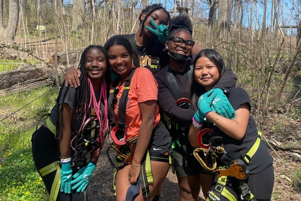 Middle School Teams Take Tree Top