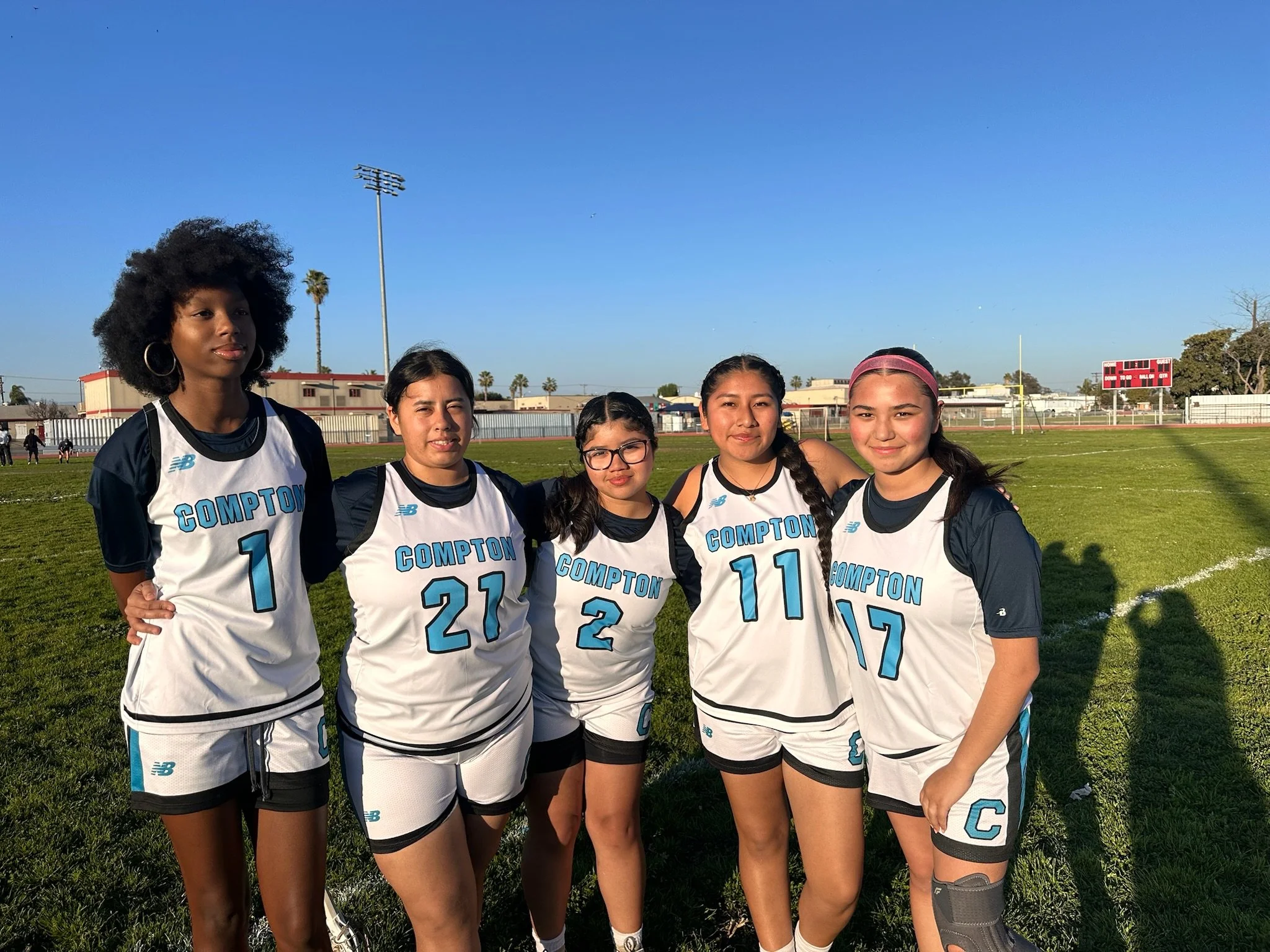 Compton High School Girls Battle to the Finish