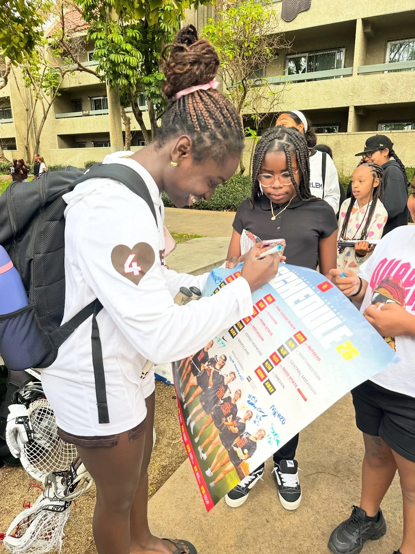 Sunday was extra special &mdash; our middle school and high school girls got to watch Harlem Lacrosse alum Mariama Camara take the field with Brown as they faced USC 🥍✨

Seeing an alum compete at the Division I level brings everything into focus &md