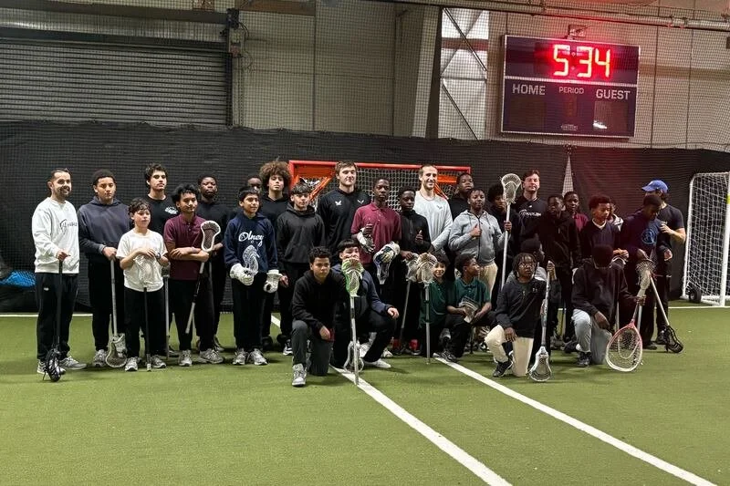 Wings’ clinic with Harlem Lacrosse gives middle schoolers an opportunity to learn from professionals