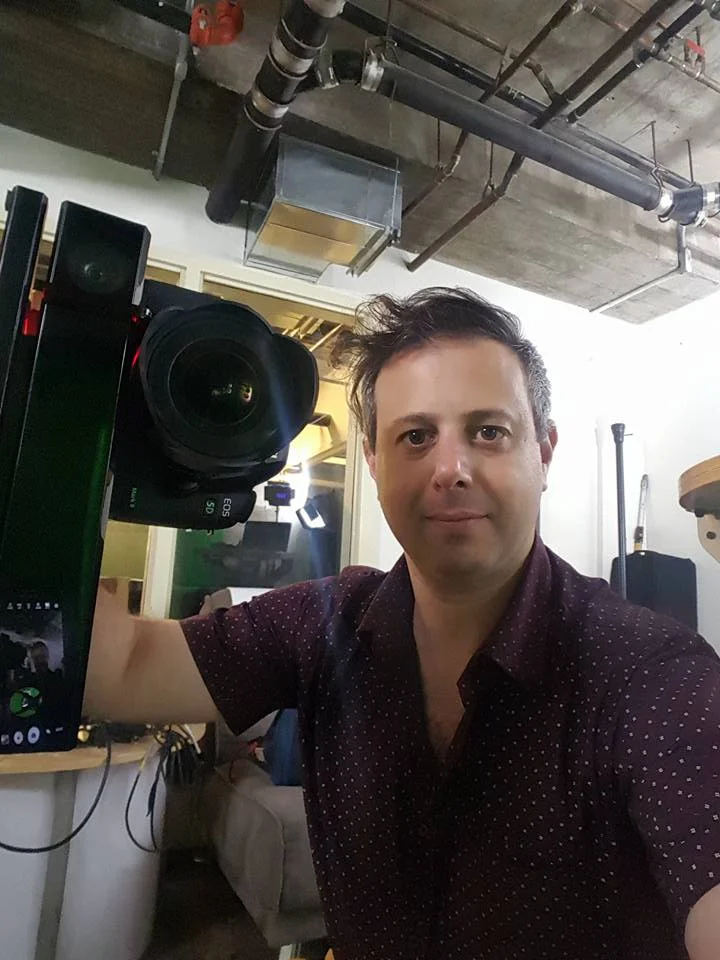 Me on the set of ‘Patterns’ shooting Depthkit
