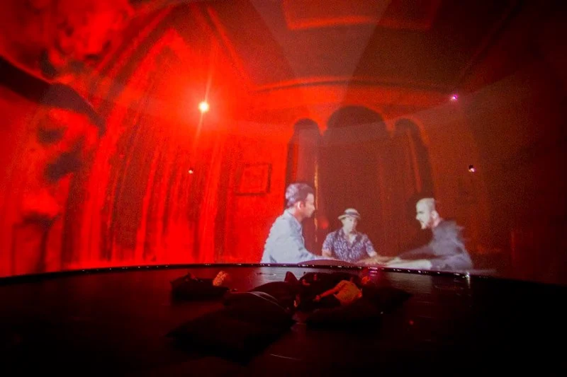 Still from Patterns with Depthkit Footage