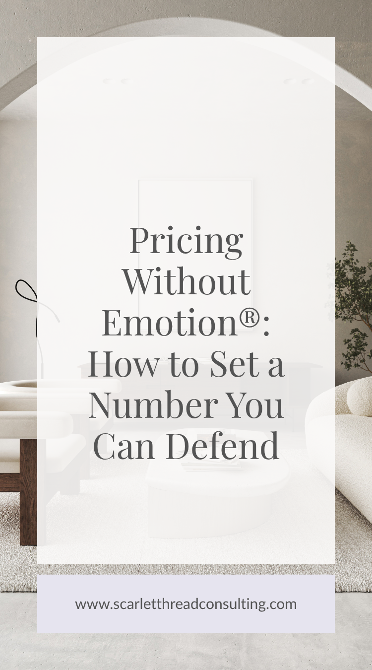 Pricing Without Emotion®: How to Set a Number You Can Defend