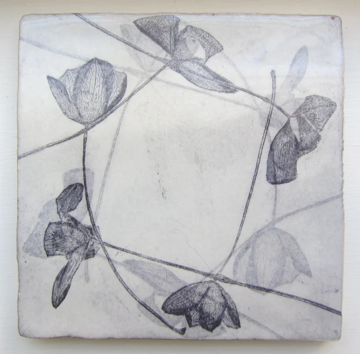 Tile - ‘Clematis Montana’