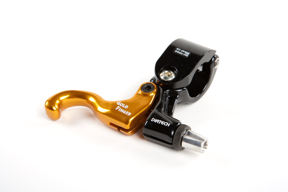 Left Only Black x Gold DIA-COMPE TECH99 GOLD FINGER Brake Lever Left Only Black x Gold DIA-COMPE TECH99 GOLD FINGER Brake Lever
