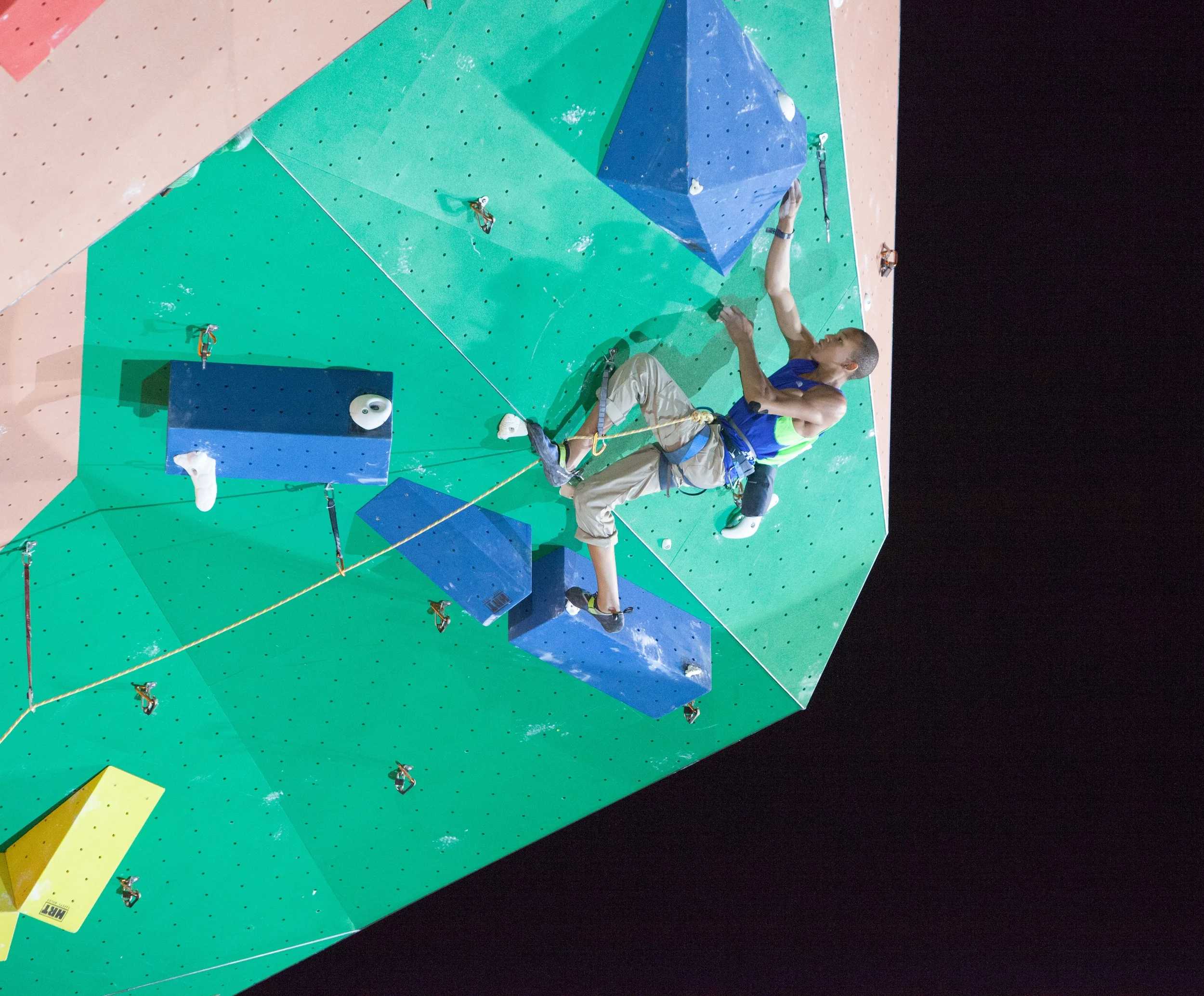 Finals Route (Photo by Bruce Mitchell, climbingpix.com)
