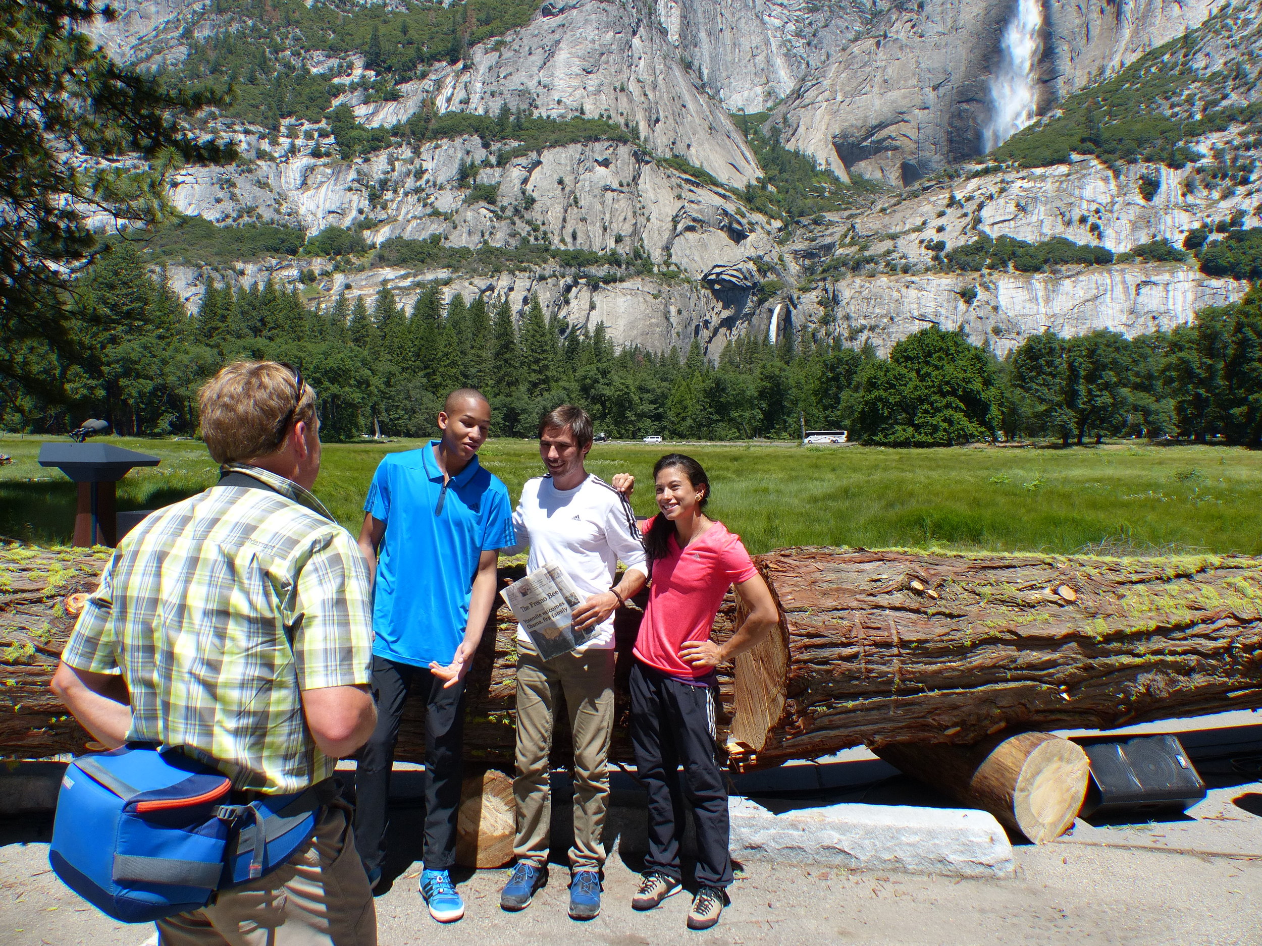 Hanging out with adidas teammates Nina Williams and Kevin Jorgeson