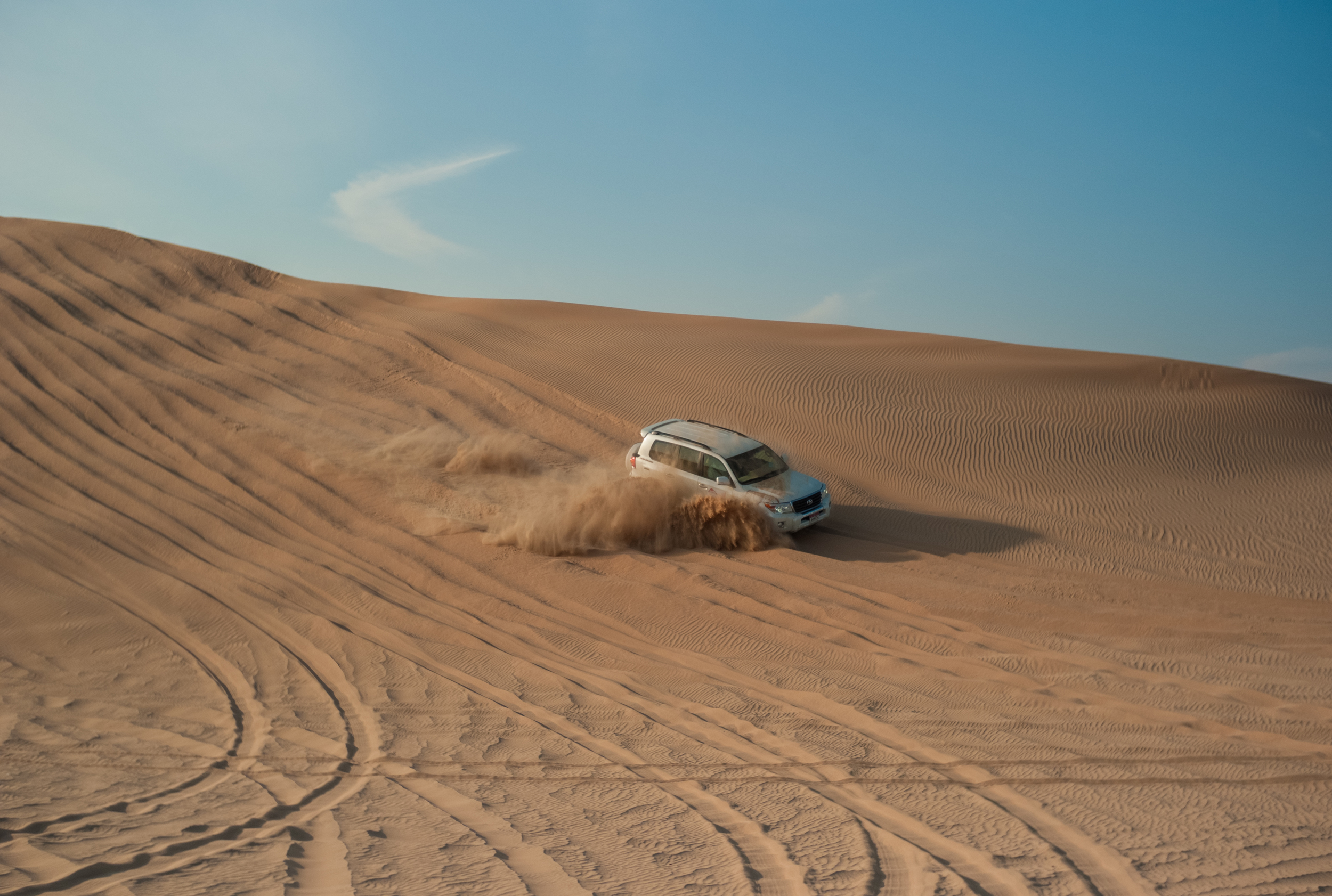 Dune bashing...