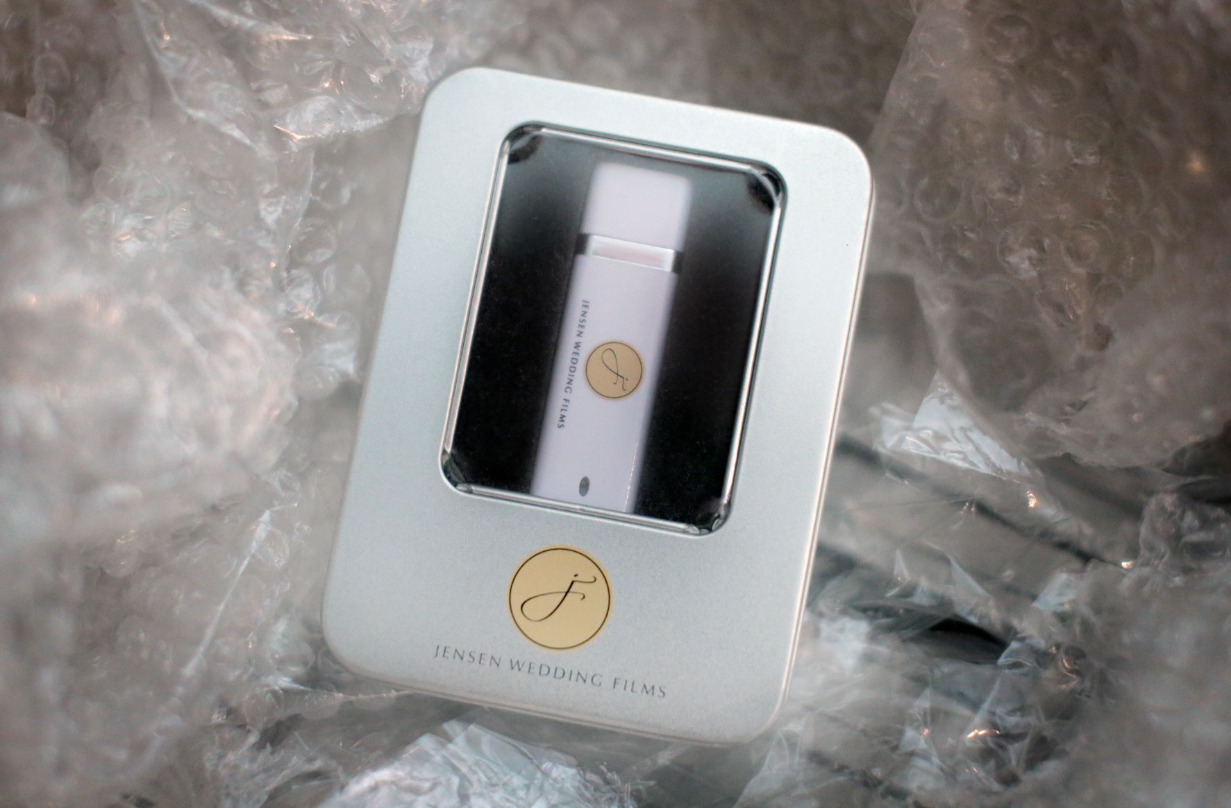 One of the more popular wedding film delivery methods for our brides and grooms is files on a USB thumb drive. We also still offer DVD or Blu-Ray Disc delivery as well. The advantage of the thumb drive is that files can be viewed and shared on a wide variety of hardware, such as Laptops, Tablets, or even Smart TV's. Quality is comparable to Blu-Ray! 