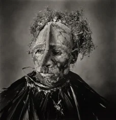 Man with Pink Face , New Guinea, 1970
