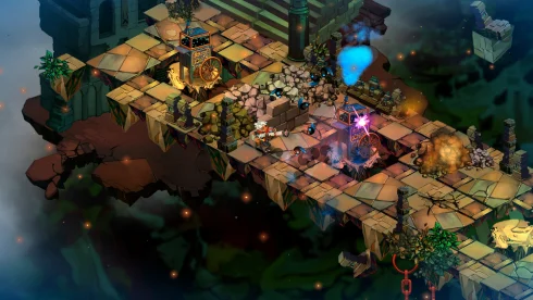 Aiming for the enemies? There’s still rocks to break! Geez…