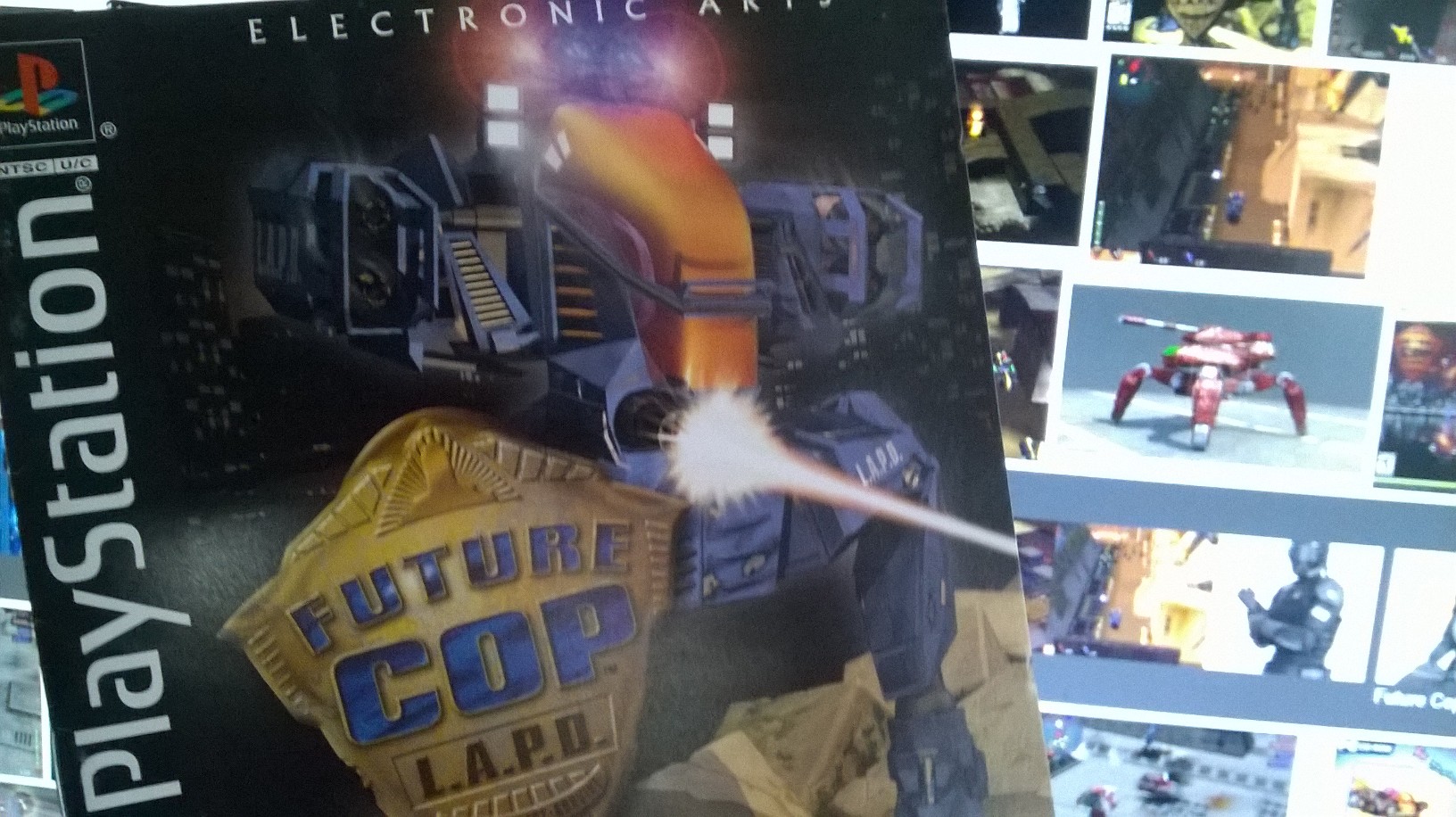 This is the game Tom could not remember the name of, EA's Future Cop L.A.P.D, apparently a great co-op game. Amazingly, a team of just 35 people made the game.