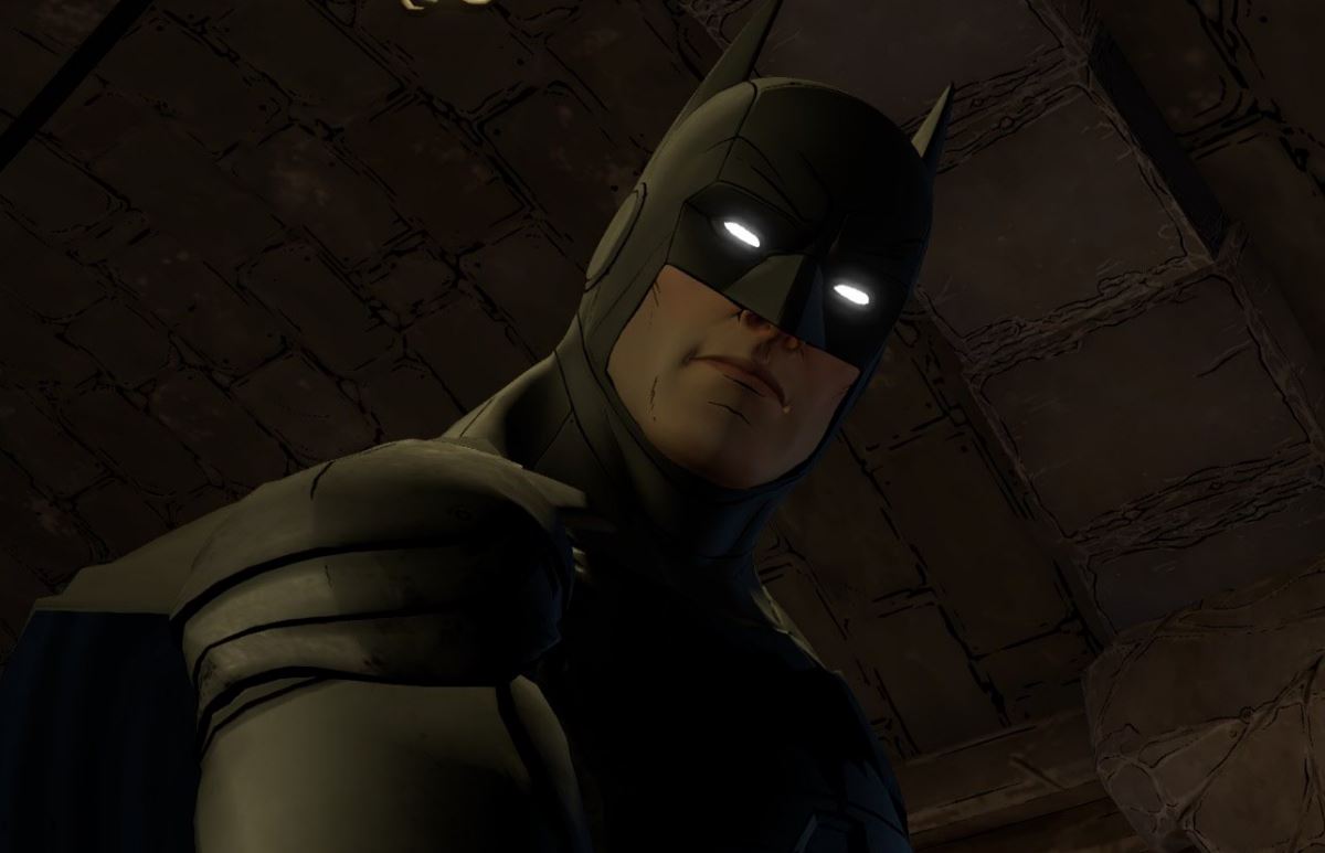 Batman, now with glow in the dark eyes.