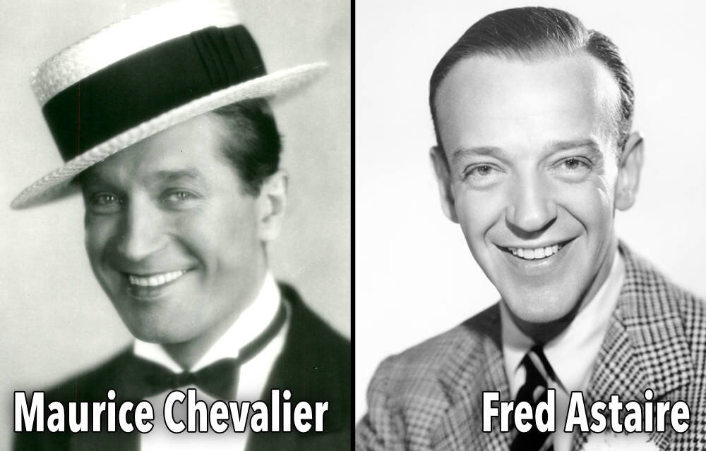 Maurice Chevalier Fred Astaire